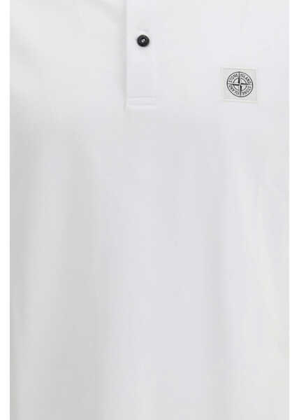 Tricouri Polo Stone Island Short-sleeved Polo Shirt WHITE Barbati (BM 19722728) 3