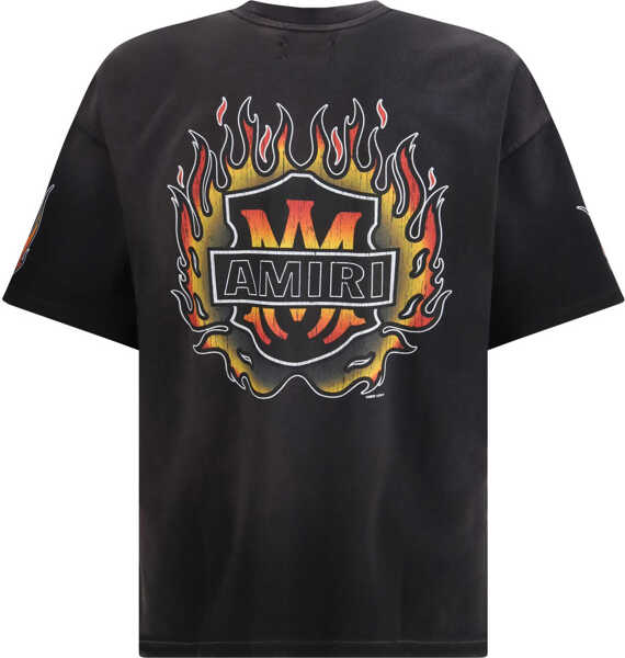 Tricouri AMIRI Crew-neck T-shirt BLACK Barbati (BM 19722746) 2