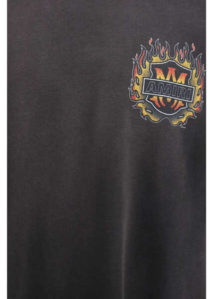 Tricouri AMIRI Crew-neck T-shirt BLACK Barbati (BM 19722746) 3