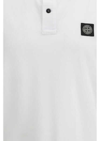 Tricouri Polo Stone Island Polo Shirt WHITE Barbati (BM 19722749) 3