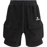 Pantaloni scurti Drawstring-waist cargo track Shorts Barbati