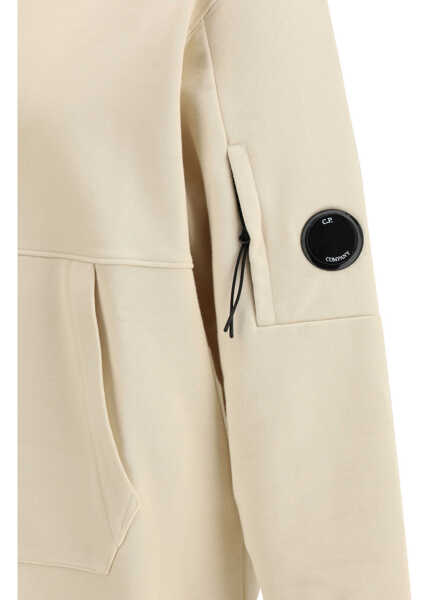 Pulovere casual C.P. Company Diagonal Raised Fleece hooded Sweatshirt FROZEN DEW Barbati (BM 19722764) 3