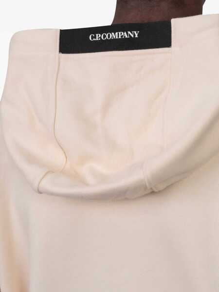 Pulovere casual C.P. Company Diagonal Raised Fleece hooded Sweatshirt FROZEN DEW Barbati (BM 19722764) 4