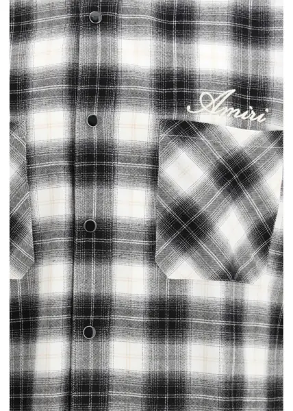 Camasi casual AMIRI Oversized plaid Shirt BLACK Barbati (BM 19722767) 3