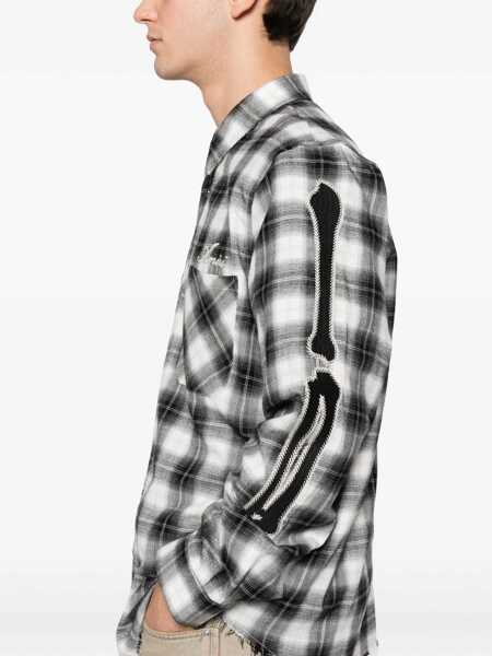 Camasi casual AMIRI Oversized plaid Shirt BLACK Barbati (BM 19722767) 5