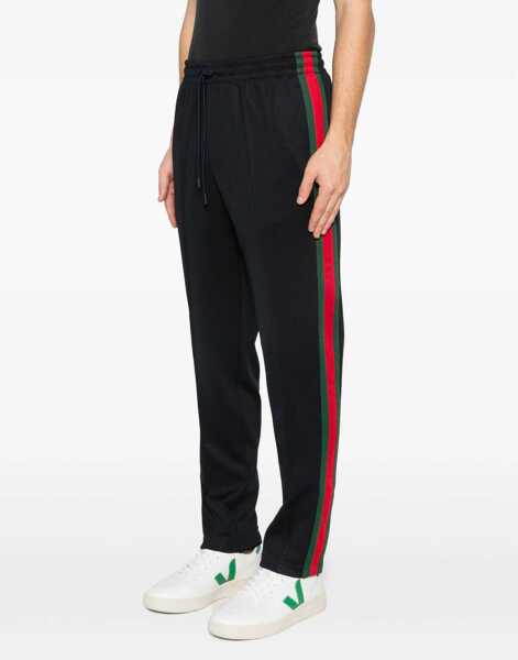 Pantaloni casual Gucci Sporty Trousers in technical jersey INK/MIX Barbati (BM 19722776) 3