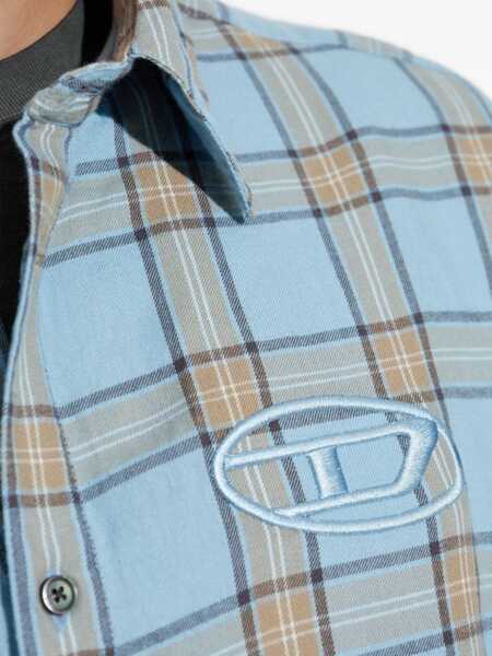 Camasi casual Diesel Long-sleeve plaid Shirt 99G Barbati (BM 19722803) 5