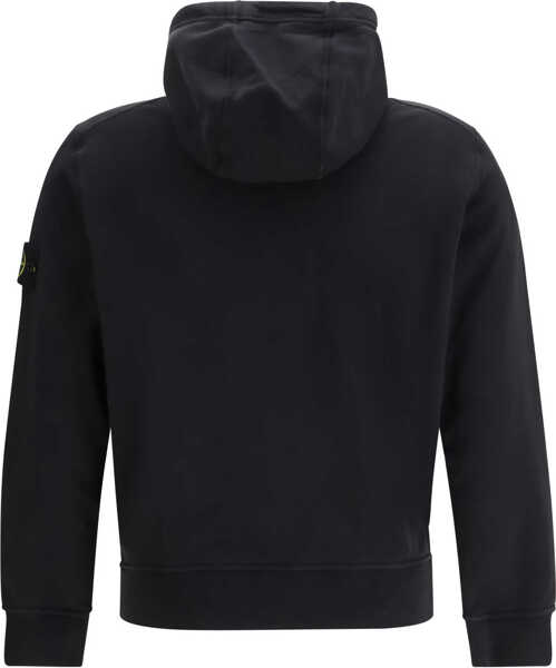 Bluze de trening Stone Island Regular-fit hooded Sweatshirt BLACK Barbati (BM 19722806) 2