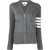 Thom Browne V-Neck Cardigan GREY