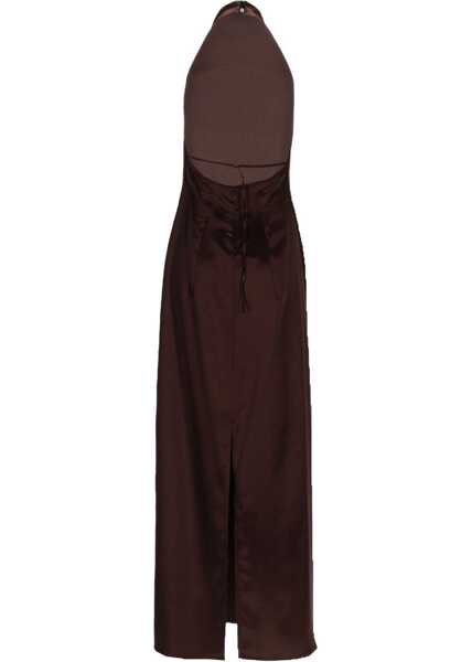 Rochii casual ALYSI Sleeveless Long Dress BROWN Femei (BM 19723037) 2