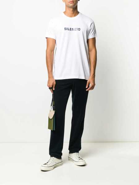 Tricouri Aspesi T-Shirt Silenzio WHITE Barbati (BM 19723046) 2