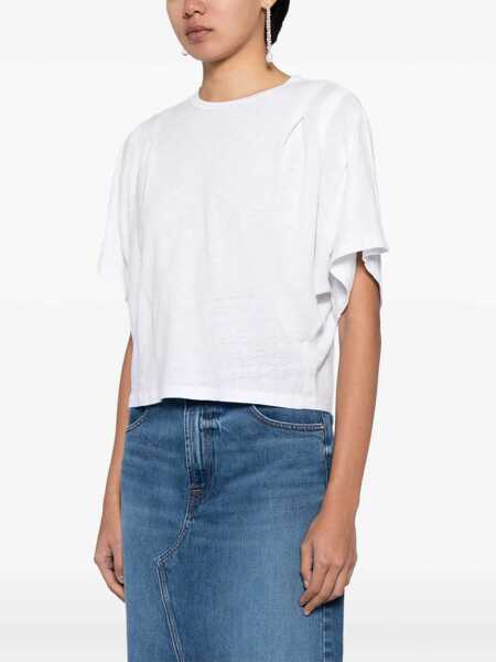 Tricouri ISABEL MARANT ETOILE T-Shirt Kyanza WHITE Femei (BM 19723052) 3