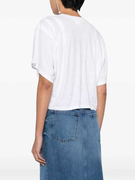 Tricouri ISABEL MARANT ETOILE T-Shirt Kyanza WHITE Femei (BM 19723052) 4