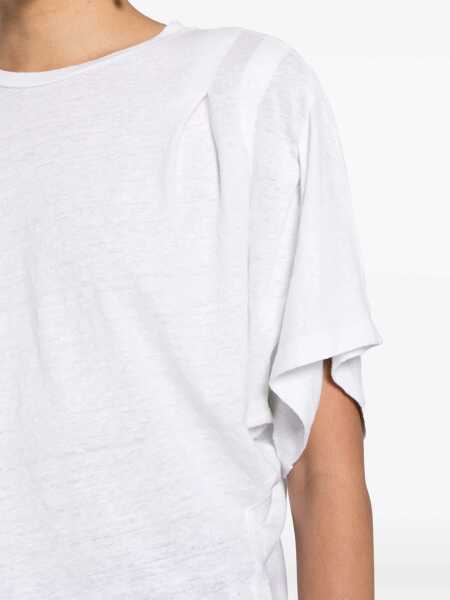 Tricouri ISABEL MARANT ETOILE T-Shirt Kyanza WHITE Femei (BM 19723052) 5