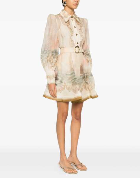 Rochii casual ZIMMERMANN Mini Dress Rebellion Marine MULTICOLOUR Femei (BM 19723067) 3