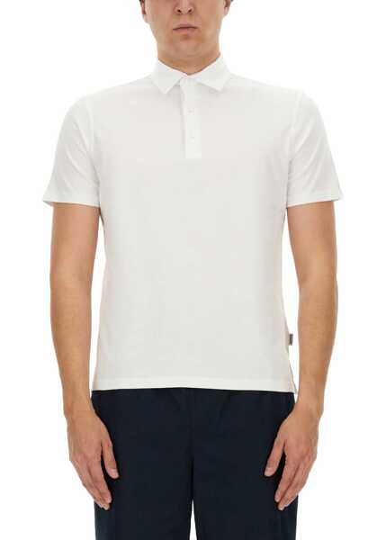 Tricouri Polo Aspesi Polo In Cotone WHITE Barbati (BM 19723070) 2