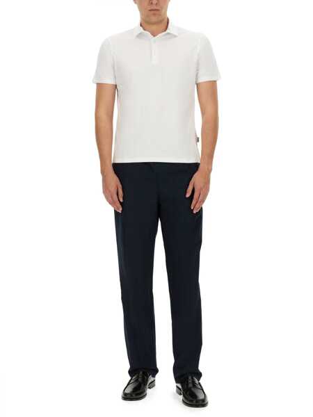 Tricouri Polo Aspesi Polo In Cotone WHITE Barbati (BM 19723070) 4