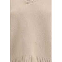 Pulovere Max Mara Dama - Pulovere Max Mara Agre V-neck Sweater BEIGE Femei (BM 19723100) - B-mall.ro