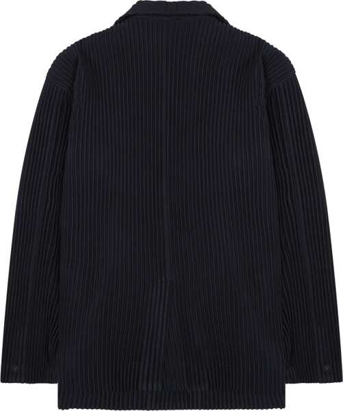 Sacouri office HOMME PLISSE ISSEY MIYAKE Pleated Jacket BLACK Barbati (BM 19723112) 2