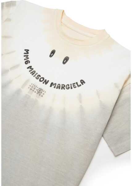 Tricouri MM6 Maison Margiela T-Shirt With Smile Logo WHITE Baieti (BM 19723118) 3