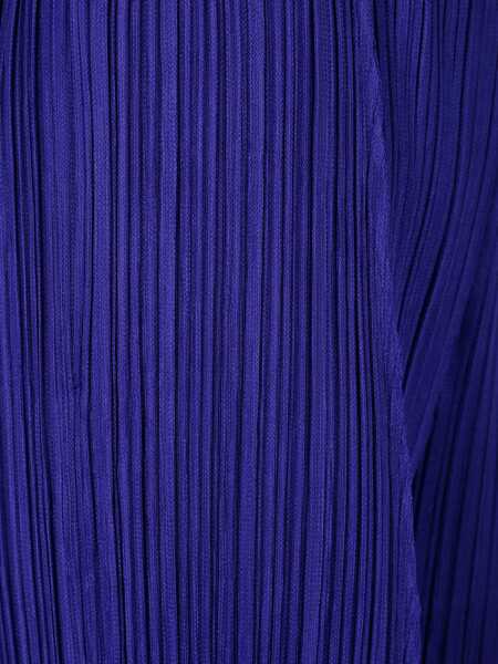 Pantaloni casual PLEATS PLEASE ISSEY MIYAKE Pleated Pants BLUE Femei (BM 19723130) 3