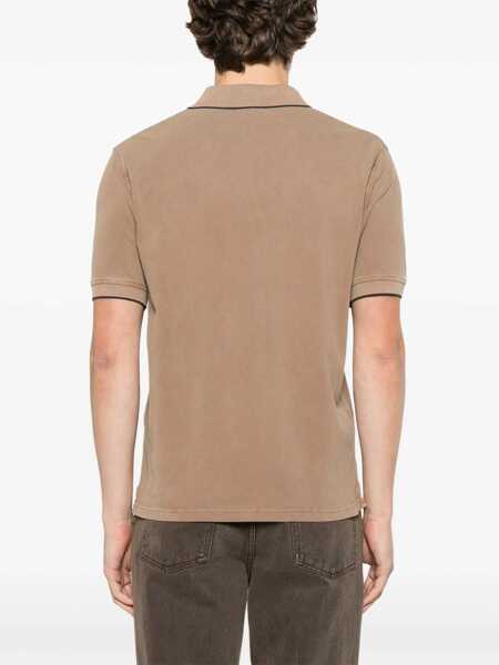 Tricouri Polo Herno Polo With Logo BROWN Barbati (BM 19723139) 3