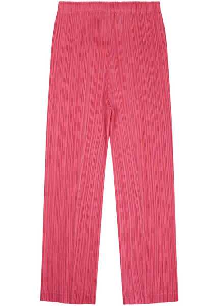 Pantaloni casual PLEATS PLEASE ISSEY MIYAKE Pleated Pants PINK Femei (BM 19723142) 2