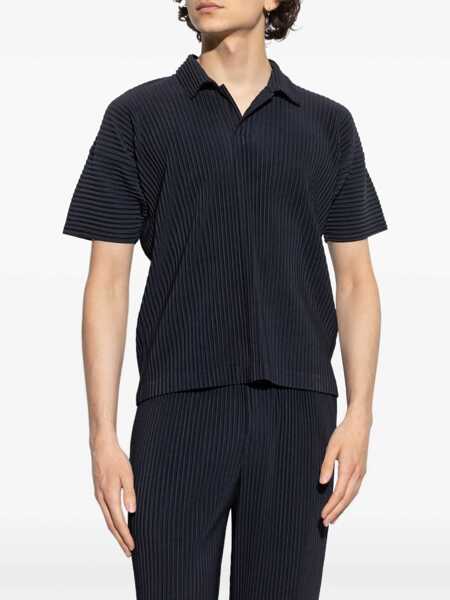 Tricouri Polo HOMME PLISSE ISSEY MIYAKE Pleated Polo BLACK Barbati (BM 19723148) 3