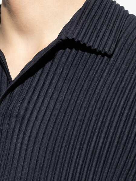 Tricouri Polo HOMME PLISSE ISSEY MIYAKE Pleated Polo BLACK Barbati (BM 19723148) 5
