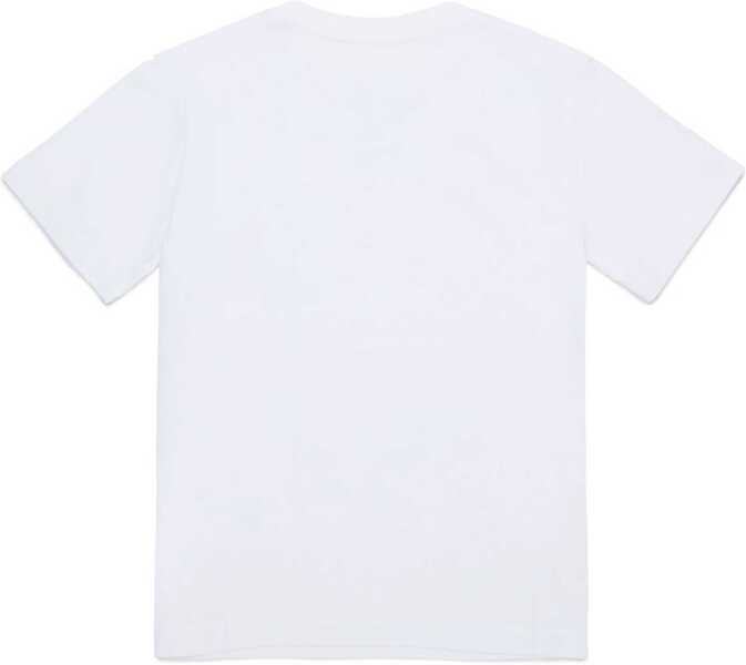 Tricouri MM6 Maison Margiela T-Shirt With Logo WHITE Baieti (BM 19723160) 2