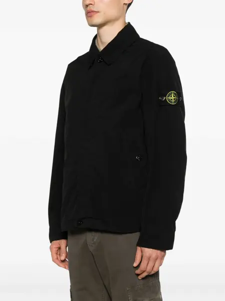 Jachete Stone Island Jacket With Logo Patch BLACK Barbati (BM 19723163) 3
