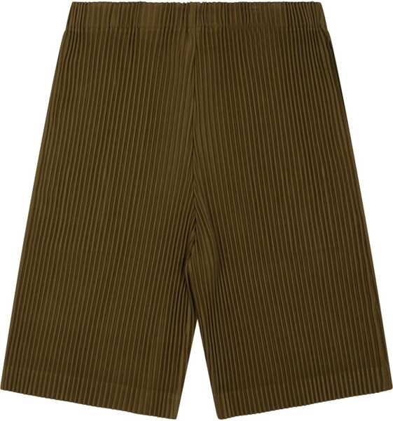 Pantaloni scurti HOMME PLISSE ISSEY MIYAKE Pleated Shorts BROWN Barbati (BM 19723211) 2