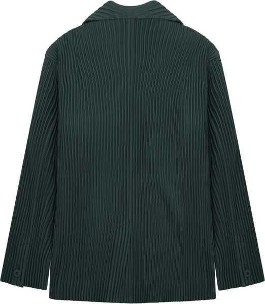 Sacouri office HOMME PLISSE ISSEY MIYAKE Pleated Jacket GREEN Barbati (BM 19723229) 2