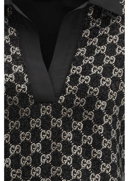 Topuri Gucci Wool lam tweed Top BLACK Femei (BM 19723340) 3
