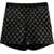 Gucci Tweed wool lam&eacute; embroidered Shorts BLACK