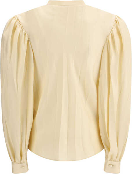 Camasi casual Gucci Silk twill Shirt MAT BEIGE Femei (BM 19723364) 2