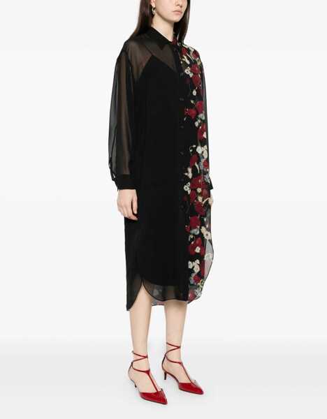 Rochii Khaite Gloria Dress BLACK / RED Femei (BM 19723370) 3