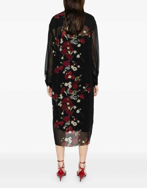 Rochii Khaite Gloria Dress BLACK / RED Femei (BM 19723370) 4