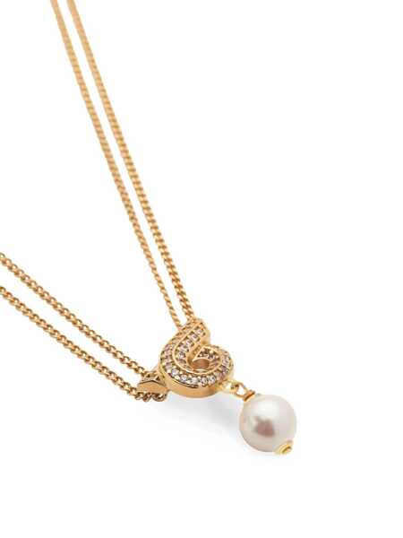 Bijuterii Ferragamo Gancini necklace with pearl Gold Femei (BM 19723446) 3