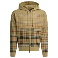 Hanorace Burberry "Check" Zipper Sweatshirt