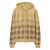 Burberry "Check" Zipper Sweatshirt Beige