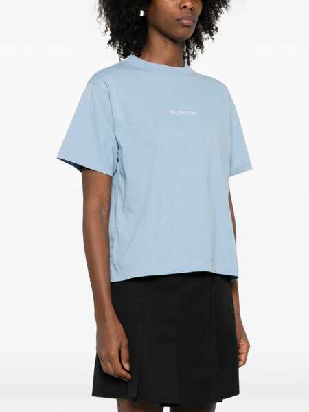 Tricouri Balenciaga Balenciaga Back T-shirt Light blue Femei (BM 19723503) 4