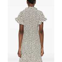 Camasi Dama - Bluze Chloe Crepe de chine ruffle blouse Beige Femei (BM 19723524) - B-mall.ro