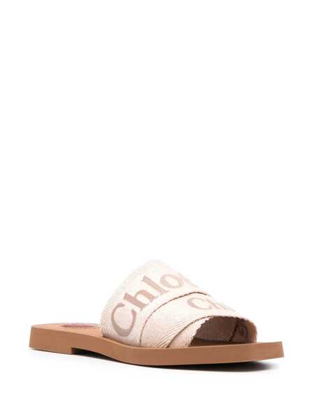 Sandale Chloe Woody Slide Beige Femei (BM 19723533) 2