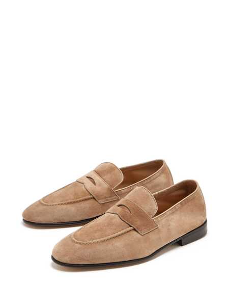 Mocasini Brunello Cucinelli Suede loafers Beige Barbati (BM 19723566) 2