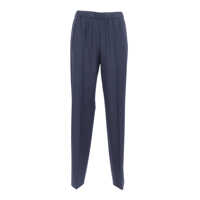 Pantaloni BISTRETCH WOOL JOGGING TROUSERS WITH FILO DIAMANTE Femei