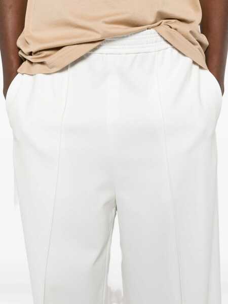Pantaloni Fabiana Filippi MILANO STITCH JERSEY WIDE LEG TROUSERS White Femei (BM 19723659) 5