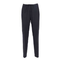 Pantaloni BISTRETCH WOOL PLEATED JOGGING TROUSERS WITH FILO DIAMANTE Femei