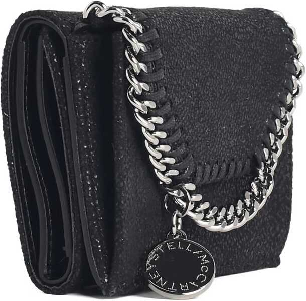 Portofele Stella McCartney Wallet Holder Falabella BLACK Femei (BM 19723730) 3
