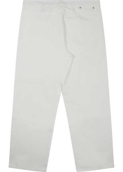 Blugi drepti Golden Goose Jeans In Denim WHITE Barbati (BM 19723751) 2